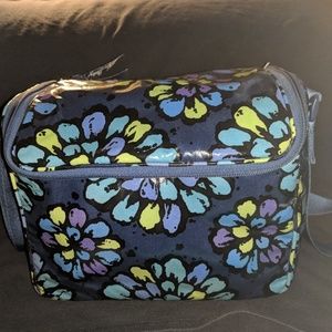 Vera Bradley Insulated Lunch Box Cooler Indigo Pop